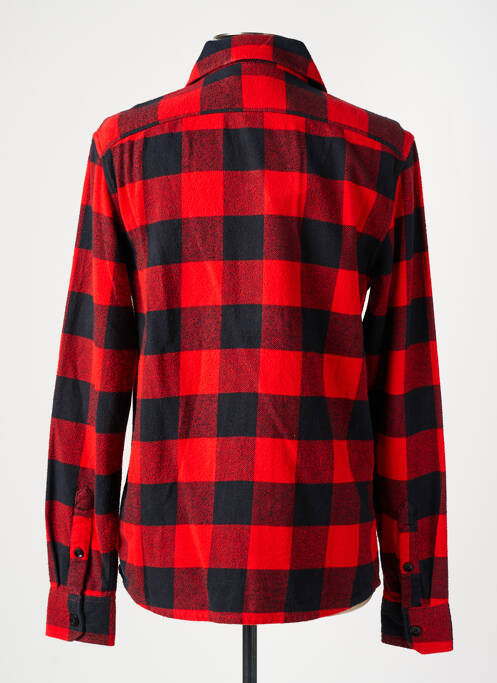 Chemise manches longues rouge DICKIES pour homme