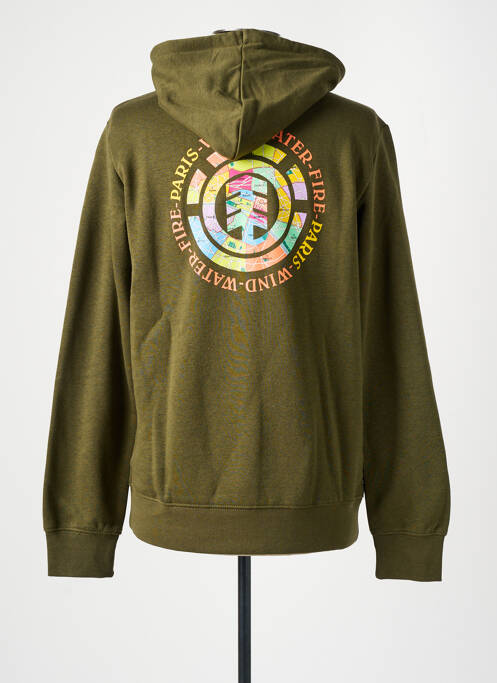 Sweat-shirt vert ELEMENT pour homme