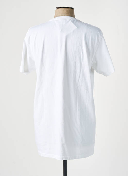 T-shirt blanc HUMAN WITH ATTITUDE pour homme