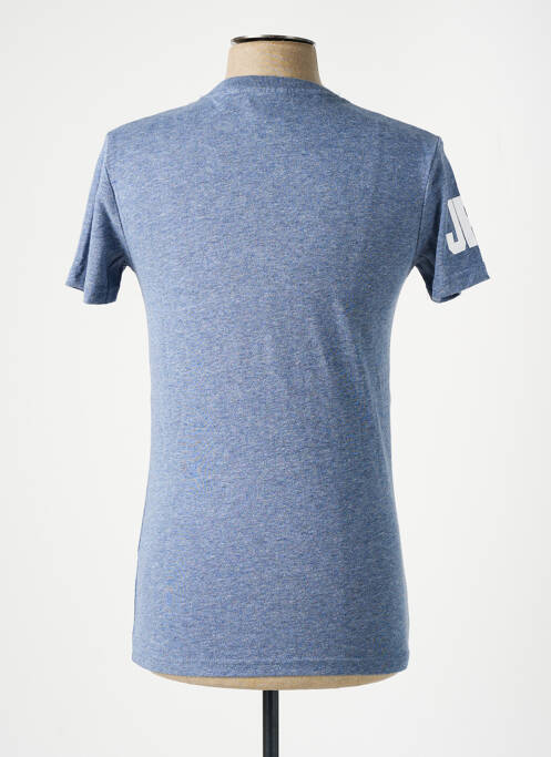 T-shirt bleu SUPERDRY pour homme