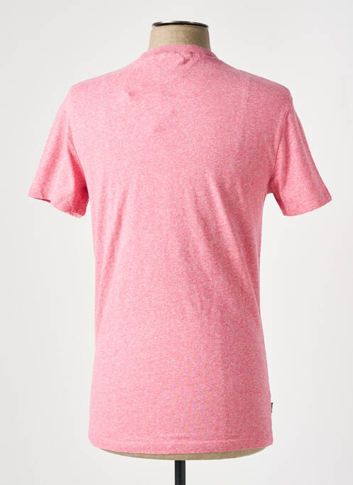 T-shirt rose SUPERDRY pour homme