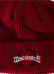 Bonnet rouge WASTED PARIS pour homme seconde vue