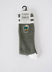 Chaussettes vert ELEMENT pour homme seconde vue