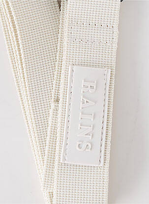 Ceinture blanc RAINS homme