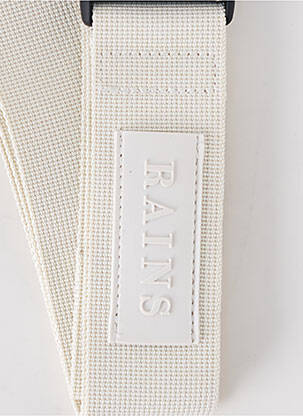 Ceinture blanc RAINS homme