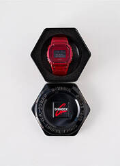 Montre rouge CASIO pour homme seconde vue