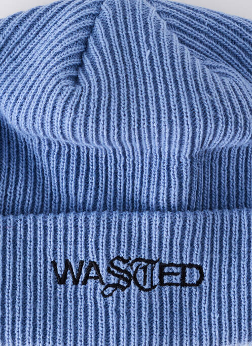 Bonnet bleu WASTED PARIS pour homme