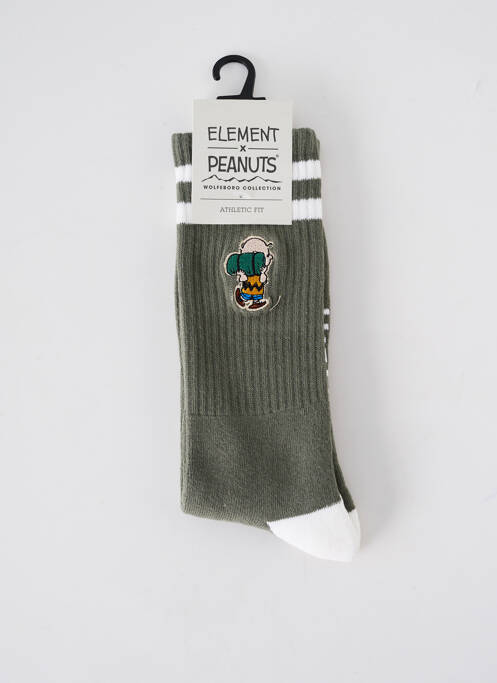 Chaussettes vert ELEMENT pour homme