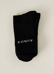 Chaussettes noir AVNIER pour homme seconde vue