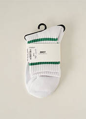 Chaussettes blanc OBEY pour femme seconde vue