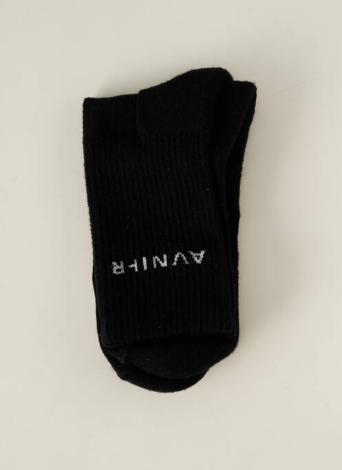 Chaussettes noir AVNIER pour homme