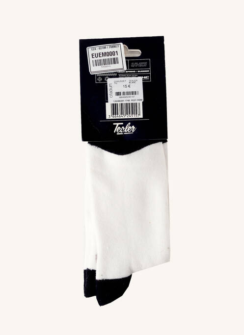 Chaussettes blanc TEALER pour homme