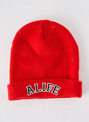 Bonnet rouge ALIFE homme
