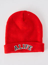 Bonnet rouge ALIFE homme
