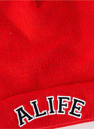 Bonnet rouge ALIFE homme