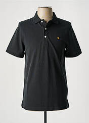 Polo noir FARAH pour homme seconde vue