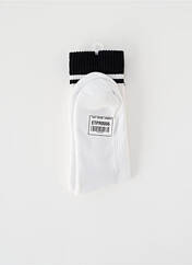 Chaussettes blanc WALK IN PARIS pour homme seconde vue