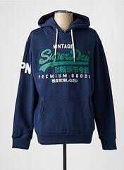 Sweat-shirt bleu SUPERDRY pour homme seconde vue