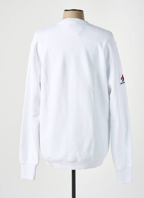 Sweat-shirt blanc SUPERDRY pour homme