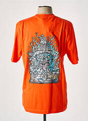 T-shirt orange WASTED PARIS pour homme seconde vue