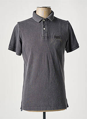 Polo noir SUPERDRY pour homme