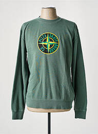 Sweat-shirt vert PIZZA SKATEBOARD homme
