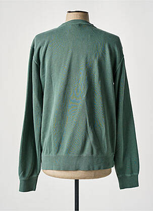 Sweat-shirt vert PIZZA SKATEBOARD homme