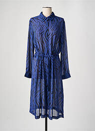 Robe mi-longue bleu GRACE & MILA femme