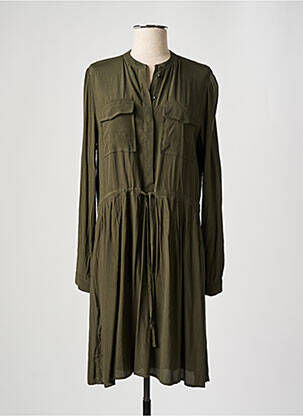 Robe mi-longue kaki GRACE & MILA femme