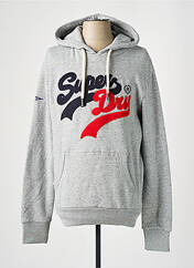 Sweat-shirt gris SUPERDRY pour homme seconde vue