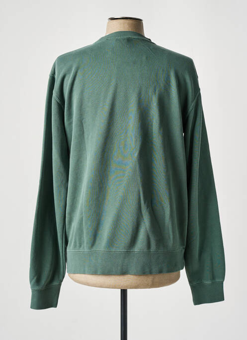 Sweat-shirt vert PIZZA SKATEBOARD pour homme