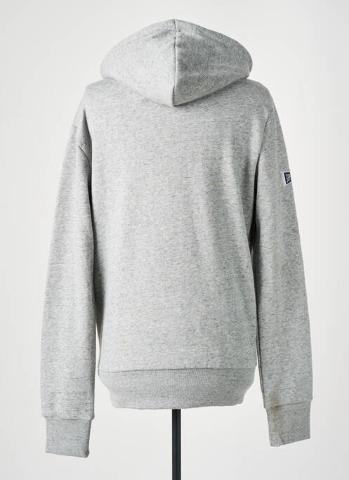 Sweat-shirt gris SUPERDRY pour homme