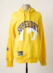 Sweat-shirt jaune SUPERDRY pour homme seconde vue