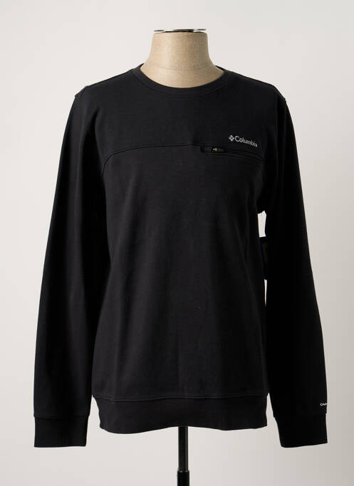 Sweat-shirt noir COLUMBIA pour homme