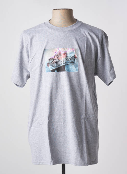 T-shirt gris OBEY pour homme