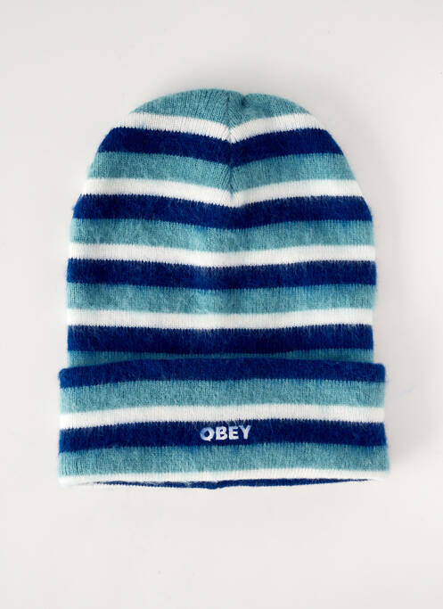 Bonnet bleu OBEY pour homme