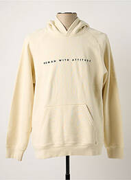 Sweat-shirt beige HUMAN WITH ATTITUDE homme