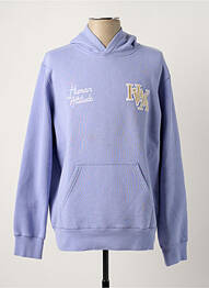 Sweat-shirt violet HUMAN WITH ATTITUDE homme