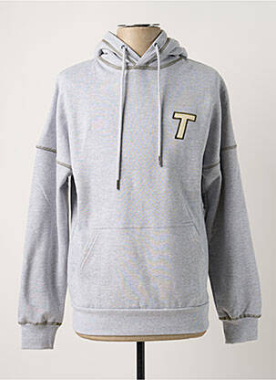 Sweat-shirt gris TEALER pour homme