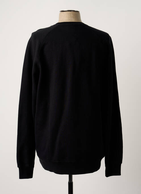 Sweat-shirt noir HUMAN WITH ATTITUDE pour homme