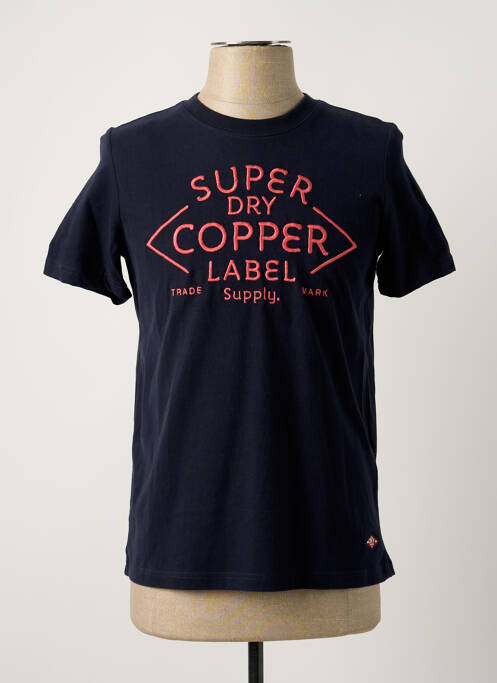 T-shirt bleu SUPERDRY pour femme