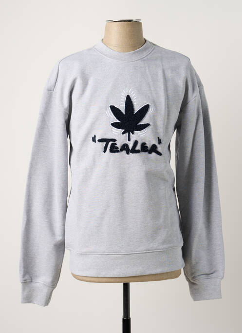 Sweat-shirt gris TEALER pour homme