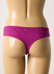 Tanga violet MINA STORM pour femme seconde vue