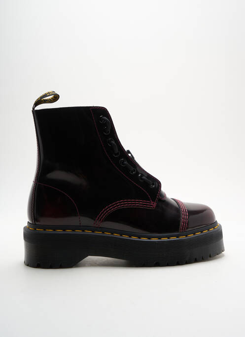 Bottines/Boots rouge DR MARTENS pour femme