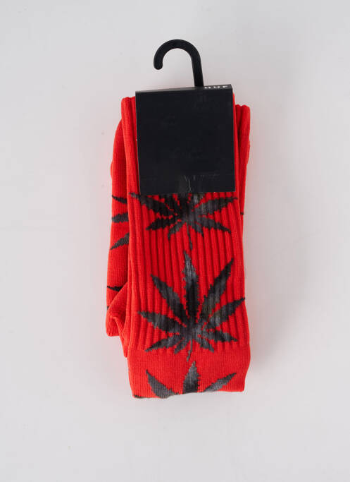 Chaussettes orange HUF pour unisexe