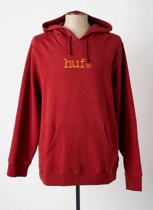 Sweat-shirt orange HUF pour unisexe