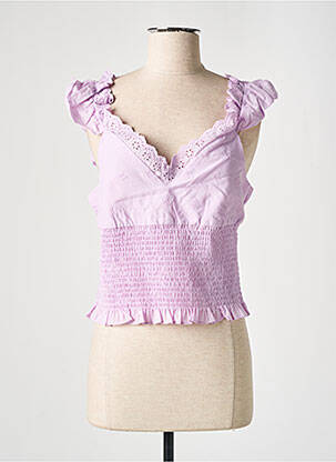 Top violet NOISY MAY femme