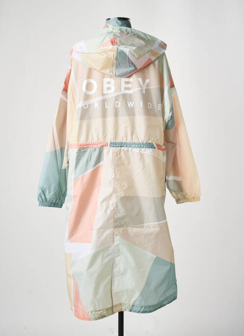 Coupe-vent orange OBEY pour femme