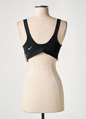 Crop top noir NIKE pour femme seconde vue