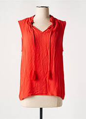 Blouse orange VERO MODA pour femme seconde vue